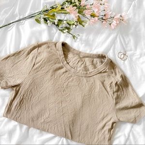 Classic Ribbed Brown Top 🎉 50% OFF BUNDLES 🎉